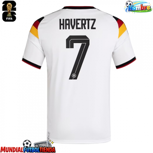 Camiseta Alemania Kai Havertz #7 Primera Equipación Replica Mundial 2026 mangas cortas